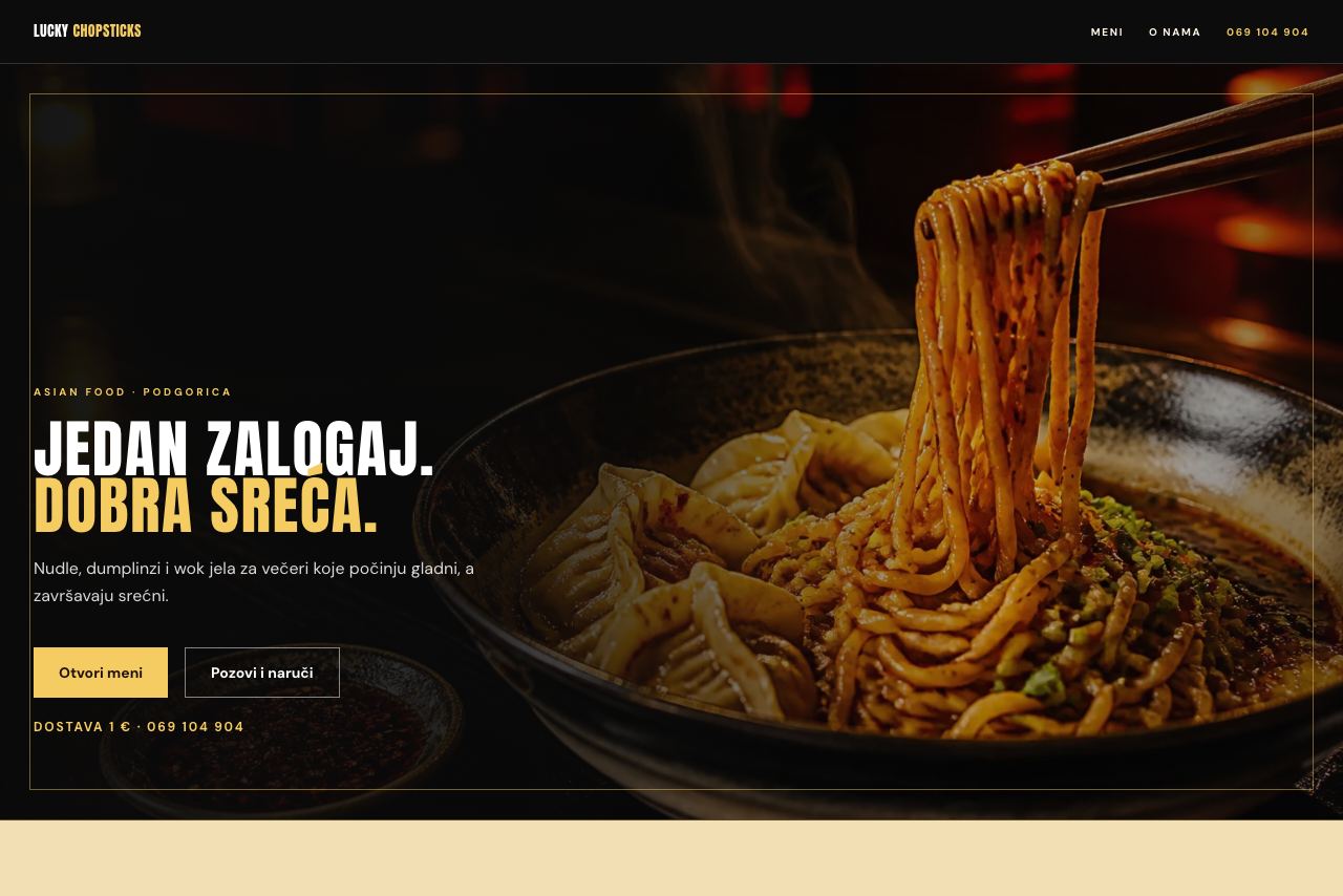 Lucky Chopsticks — Asian restaurant · Podgorica
